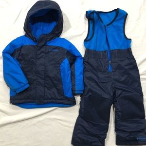 Columbia 3T snow pant winter jacket set like new